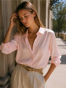 Hovedbilde BEL CASHMERE | BIANCA SILK BLOUSE PINK 
