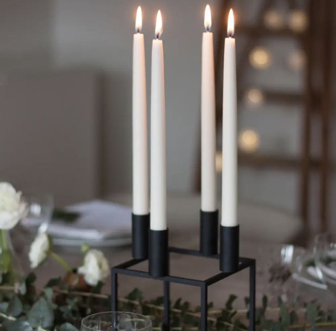 Hovedbilde LILJEHOLMENS STEARINFABRIK | ANTIKKLYS 4PK CREAM 