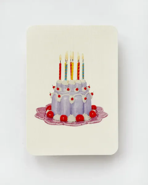CANONBURY PRESS | LAVENDER CREAM GREETING CARD 