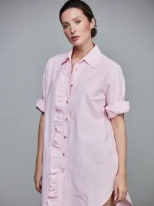 Hovedbilde SIXTY DAYS | GIRLFRIEND COTTON SHIRT | ROSE 